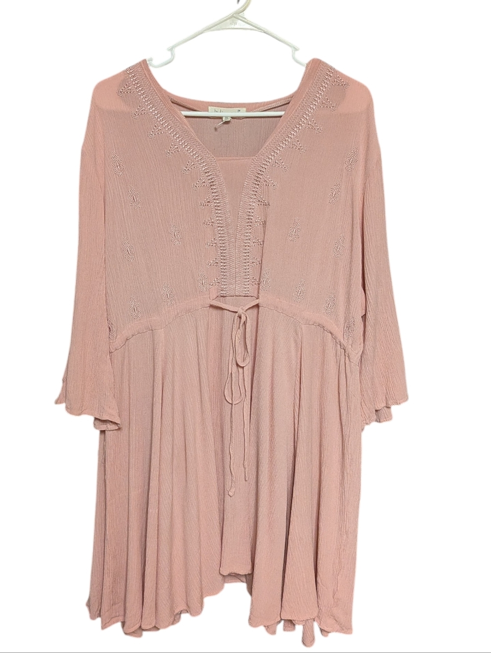 Indigo Soul Boho Babydoll Tunic Top 2x